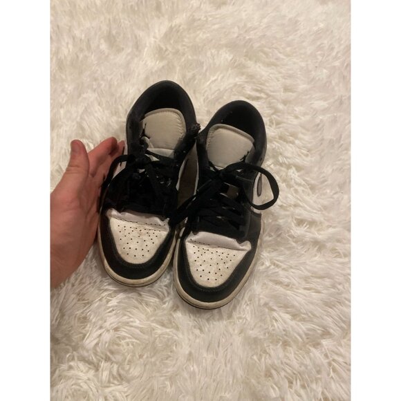 Nike Air Jordan 1 Low Panda 2023 White Dark Grey DC0774-102 Women Size 8 WORN - Picture 4 of 8